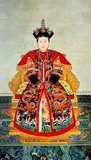 The Empress Xiaozhuang (March 28, 1613 - January 27, 1688), known for most of her life by the title 'Grand Empress Dowager', was the concubine of Emperor Huang Taiji, the mother of the Shunzhi Emperor and the grandmother of the Kangxi Emperor during the Qing Dynasty in China.<br/><br/>

She wielded significant influence over the Qing court during the rule of her son and grandson. Known for her wisdom and political ability, Xiaozhuang has become a largely respected figure in Chinese history, strictly in contrast to the despotic reputation of Empress Dowager Cixi. Empress Xiao Zhuang Wen was a daughter of a prince of Borjigit clan of the Khorchin Mongols, Prince Jaisang, and thus was a descendant of Genghis Khan's younger brother Jochi Khasar. Her given name was Bumbutai.