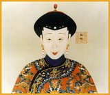 Consort He (18th century - 1836), nee Nara, was the daughter of Cheng Wen. It is not registered when she entered the Forbidden City in Beijing. Her first mention is when she gave birth to Prince Mianning's oldest son in 1808. Mianning's father, the Jiaqing Emperor, granted her the title of Secondary wife. Prince Mianning ascended the throne as the Daoguang emperor in 1820. After her husband's enthronement she was given the title of Imperial Concubine He, and in 1823 she was elevated to the rank of consort. Consort He died in the sixteenth year of Daoguang's reign and was interred in the Muling mausoleum for imperial concubines.
