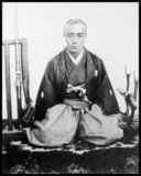 Tokugawa Yoshinobu, also known as 'Keiki', was the 15th and last shogun of the Tokugawa shogunate of Japan. He was part of a movement which aimed to reform the aging shogunate, but was ultimately unsuccessful. After resigning in late 1867, he went into retirement, and largely avoided the public eye for the rest of his life.