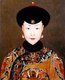 China: Empress Jing Xian (c.1681-1731), also known as Ulanara the Step Empress, consort of Emperor Yongzheng (1678 - 1735)