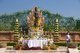 Thailand: The Queen Chamathewi statue attracts devotees, Lamphun