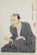 Japan: Portrait of Jippensha Ikku (1765 – 1831) a prolific Japanese writer active during the late Edo period of Japan.